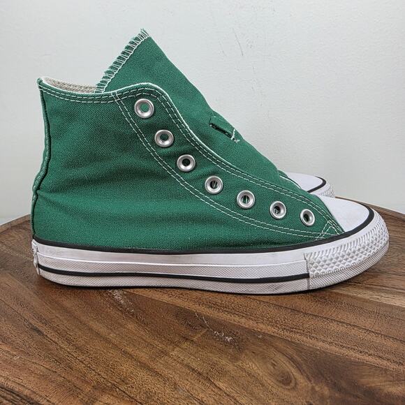 Converse Shoes - Converse Chuck Taylor All Star Womens Green And White Size 6.5 High Top Shoes